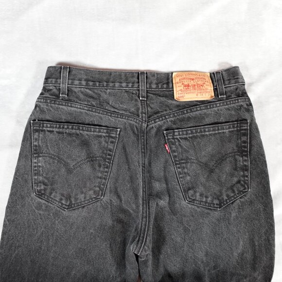 Vintage Levis 505 Regular Fit Straight Leg Jeans Mens 34x29 (Fits 32x29) FADED - Picture 5 of 11